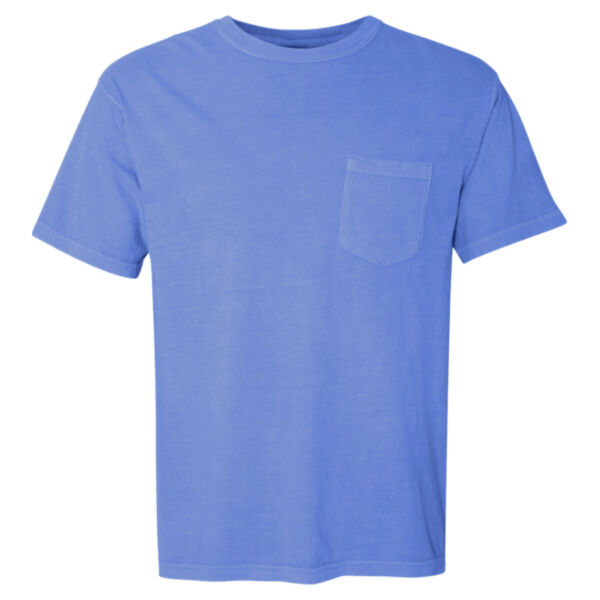 Adult Heavy Weight Garment Dyed T-shirt with Pocket Thumbnail