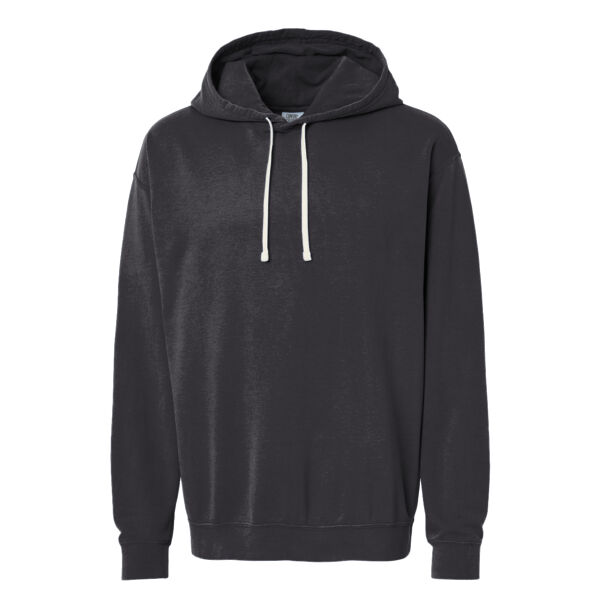 Adult Light Weight Garment Dyed Fleece Hoodie Thumbnail